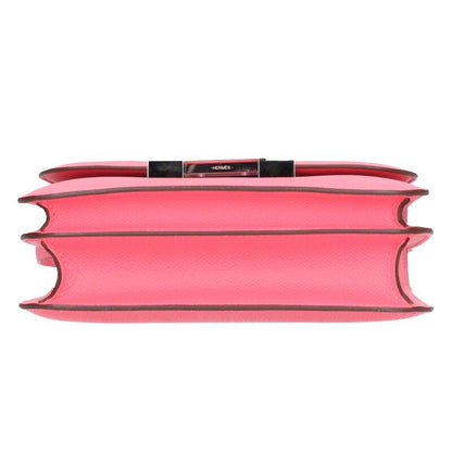 Hermes Constance Mini 18 W Engraved Svhardware Epson Rose Azalea Shoulder Bag