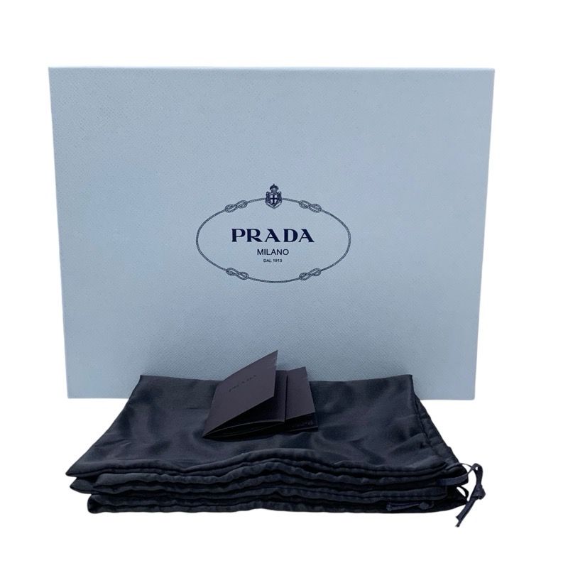 Prada Sandals Shoes Leather Logo Padded Nappa