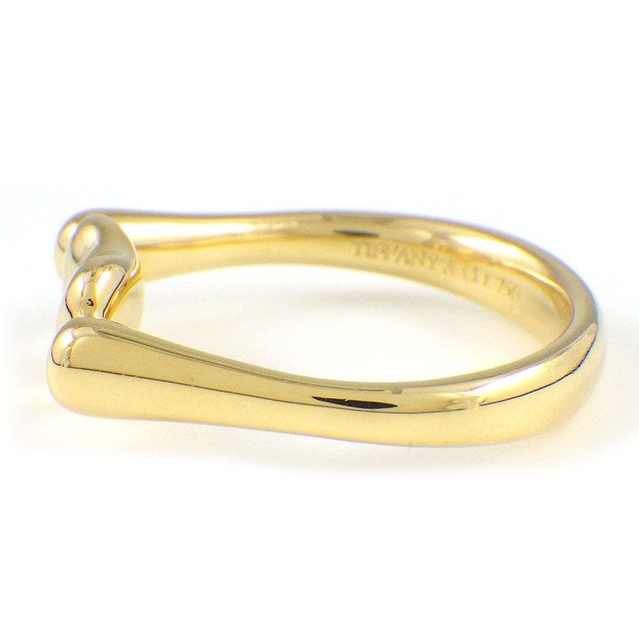 Tiffany & Co Tiffany & Co Ring Bean Design Mini Beans 18K Yellow Gold Size 8