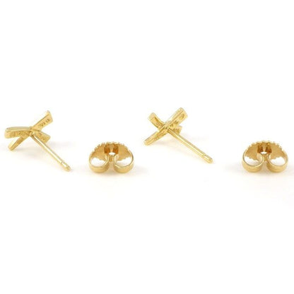 Tiffany & Co Tiffany & Co Earrings Kiss X Cross 18K Yellow Gold