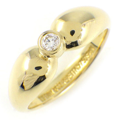 Tiffany & Co Tiffany & Co Ring Double Teardrop 1 Point Diamond 18K Yellow Gold