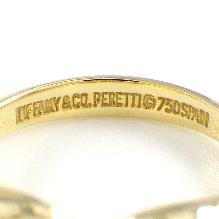 Tiffany & Co Tiffany & Co Ring Double Teardrop 1 Point Diamond 18K Yellow Gold