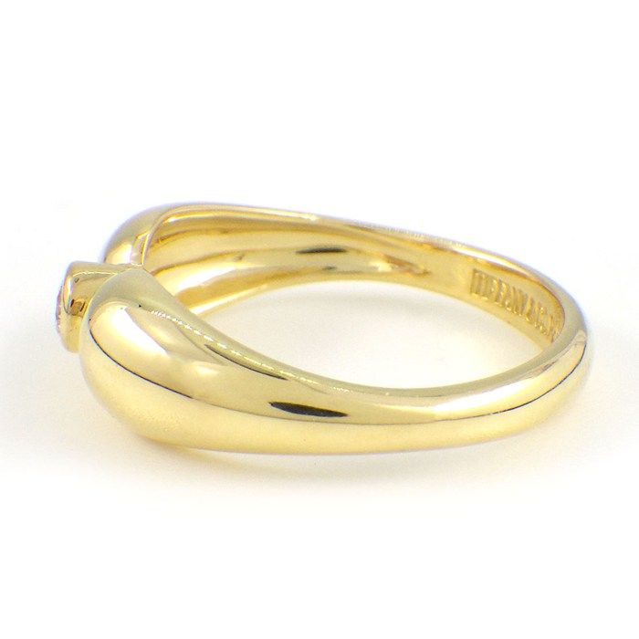 Tiffany & Co Tiffany & Co Ring Double Teardrop 1 Point Diamond 18K Yellow Gold