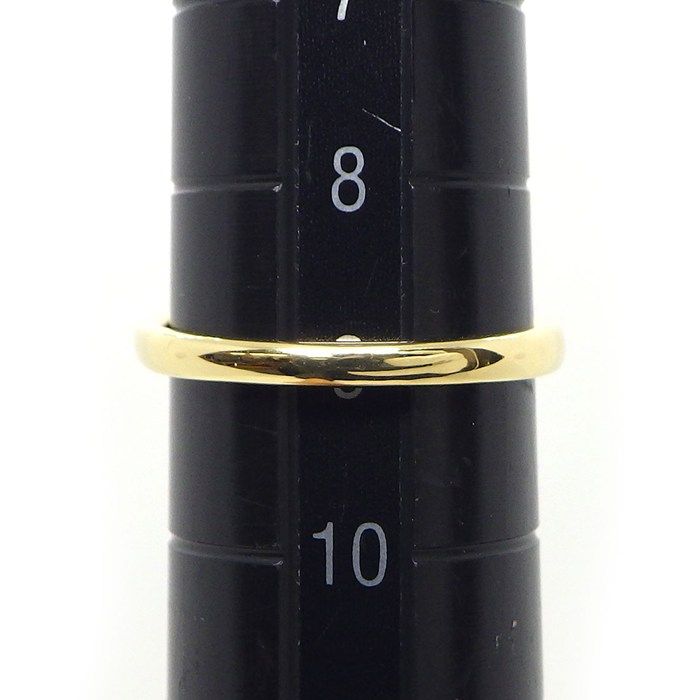 Tiffany & Co Tiffany & Co Ring Curved V Wave Band 1 Point Diamond 18K Yellow