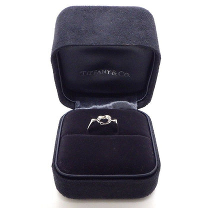 Tiffany & Co Tiffany & Co Ring Open Heart With Diamonds Pt950 Size 11
