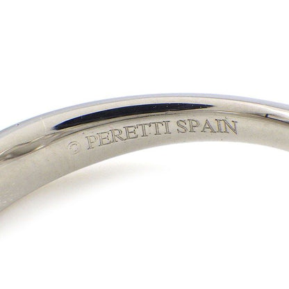 Tiffany & Co Tiffany & Co Ring Open Heart With Diamonds Pt950 Size 11