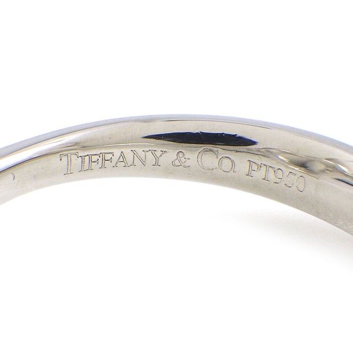 Tiffany & Co Tiffany & Co Ring Open Heart With Diamonds Pt950 Size 11