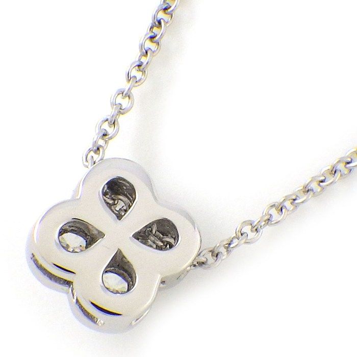 Tiffany & Co Tiffany & Co Necklace Bezel Flower Motif 4 Points Diamond Pt950