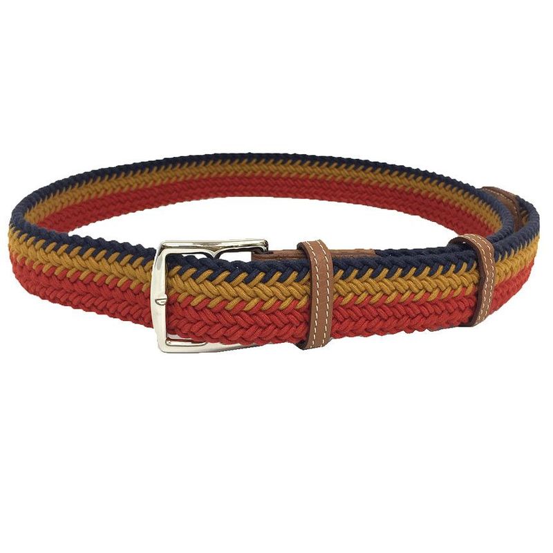 Hermes Rocabas Leur Et Trivière Braided Waxed Cotton Leather Belt Unused New