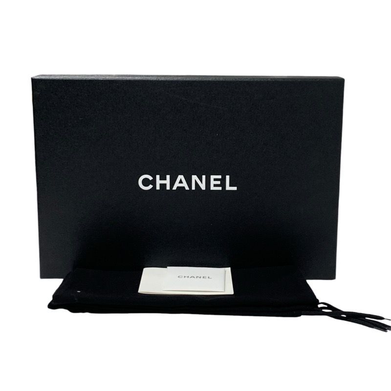 Chanel Sandals Shoes Leather Black Gold Black Coco Mark Braided Strap