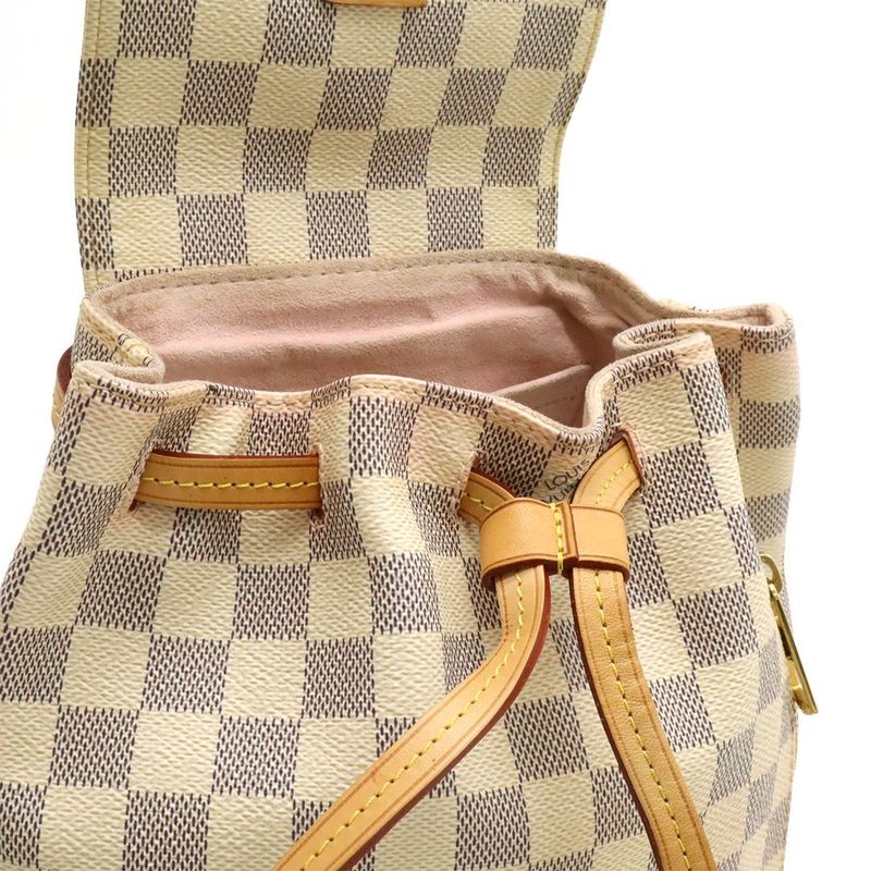 Louis Vuitton Damier Azure Sperone BB Backpack Sac Mini Backpack Shoulder Bag