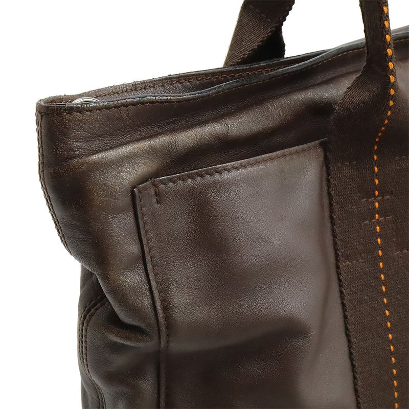 Hermes Caravan Vertical MM Tote Bag 2WAY Shoulder Bag Crossbody Vaudelma