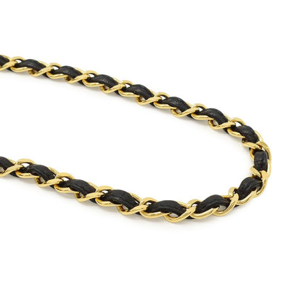 Chanel Matelasse Coco Mark Chain Shoulder Bag Fringe Tassel Suede Leather Black