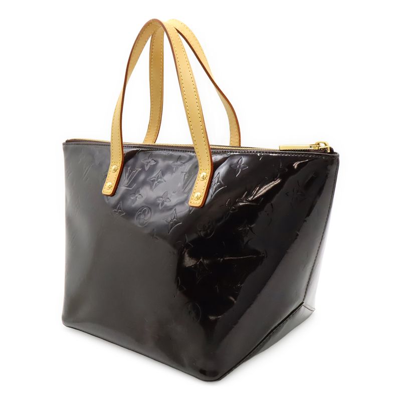 Louis Vuitton Monogram Vernis Perveu PM Handbag Tote Bag Amarante M93585