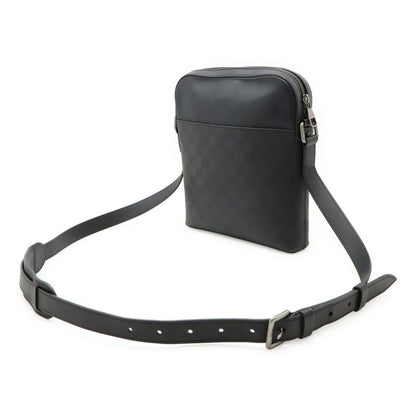 Louis Vuitton Damier Infini Pochette District Shoulder Bag Crossbody Onyx Black
