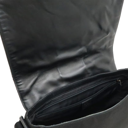 Gucci Web Stripe Sherry Line Messenger Bag Shoulder Bag Nylon Canvas Black