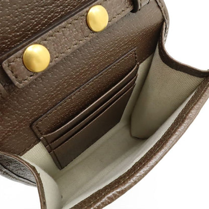 Gucci Ophidia GG Supreme Sherry Line Shoulder Bag Pochette Mini Bag PVC Leather