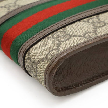 Gucci Ophidia GG Supreme Sherry Line Shoulder Bag Pochette Mini Bag PVC Leather