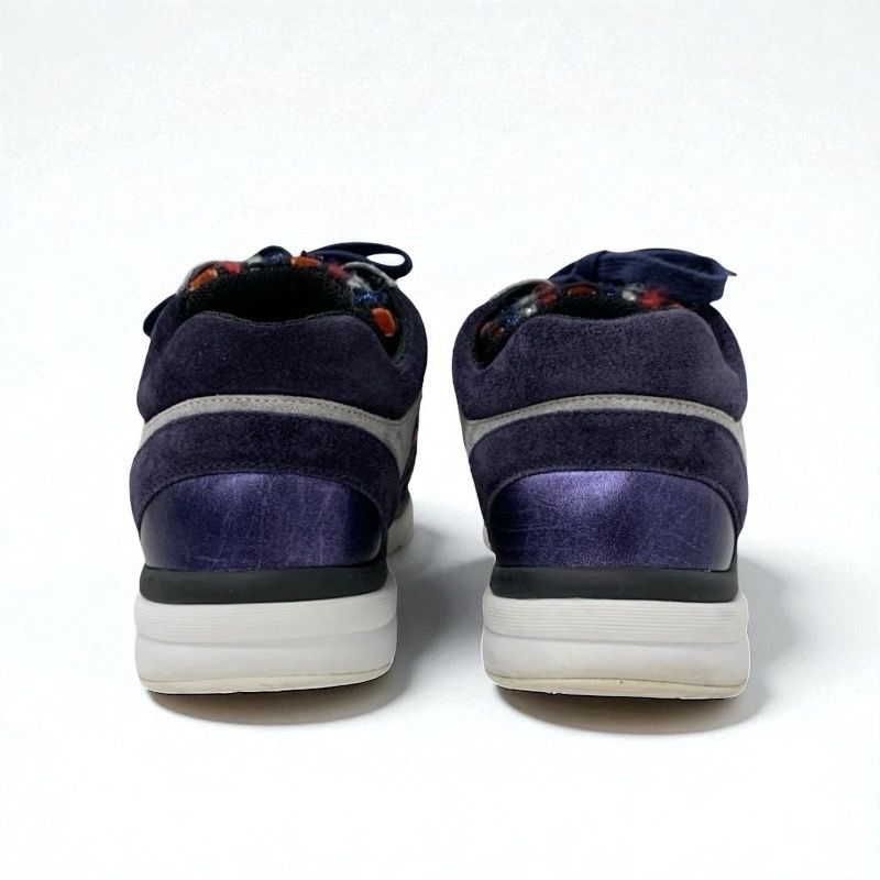 Chanel Sneakers Shoes Suede Fabric Navy Multicolor Here Mark Tweed
