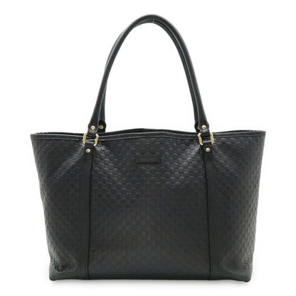 Gucci Micro Guccissima Tote Bag Shoulder Bag Semi Shoulder Leather Black Outlet