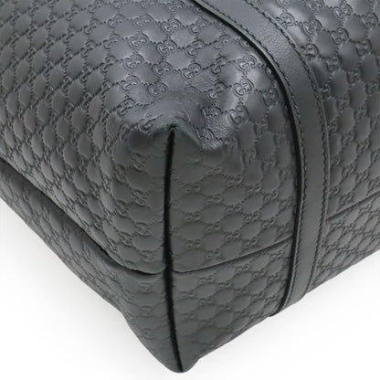 Gucci Micro Guccissima Tote Bag Shoulder Bag Semi Shoulder Leather Black Outlet