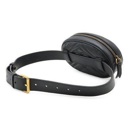 Gucci GG Marmont Belt Bag Body Bag Waist Bag Waist Pouch Quilted Leather Black