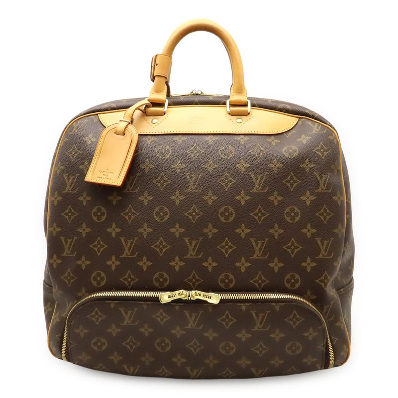 Louis Vuitton Monogram Evasion Boston Bag Handbag Travel Cabasn Sports Bag