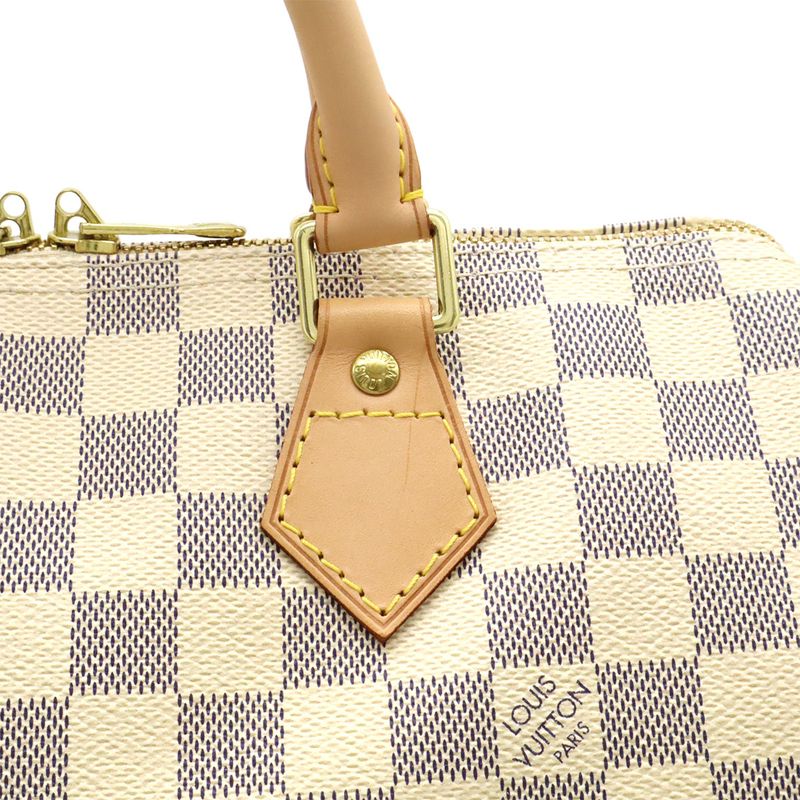 Louis Vuitton Damier Azure Speedy Bandoliere 30 Handbag 2WAY Shoulder Bag