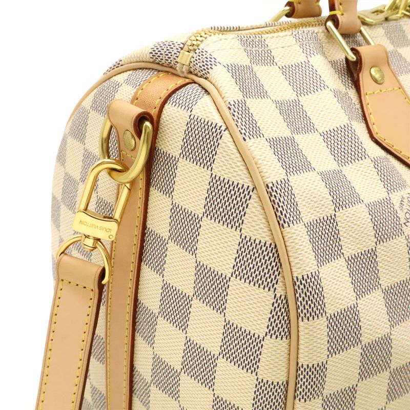 Louis Vuitton Damier Azure Speedy Bandoliere 30 Handbag 2WAY Shoulder Bag