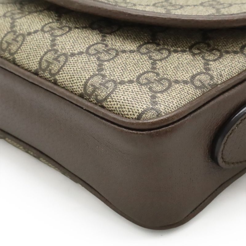 Gucci Ophidia GG Supreme Sherry Line Shoulder Bag Pochette Mini Bag PVC Leather