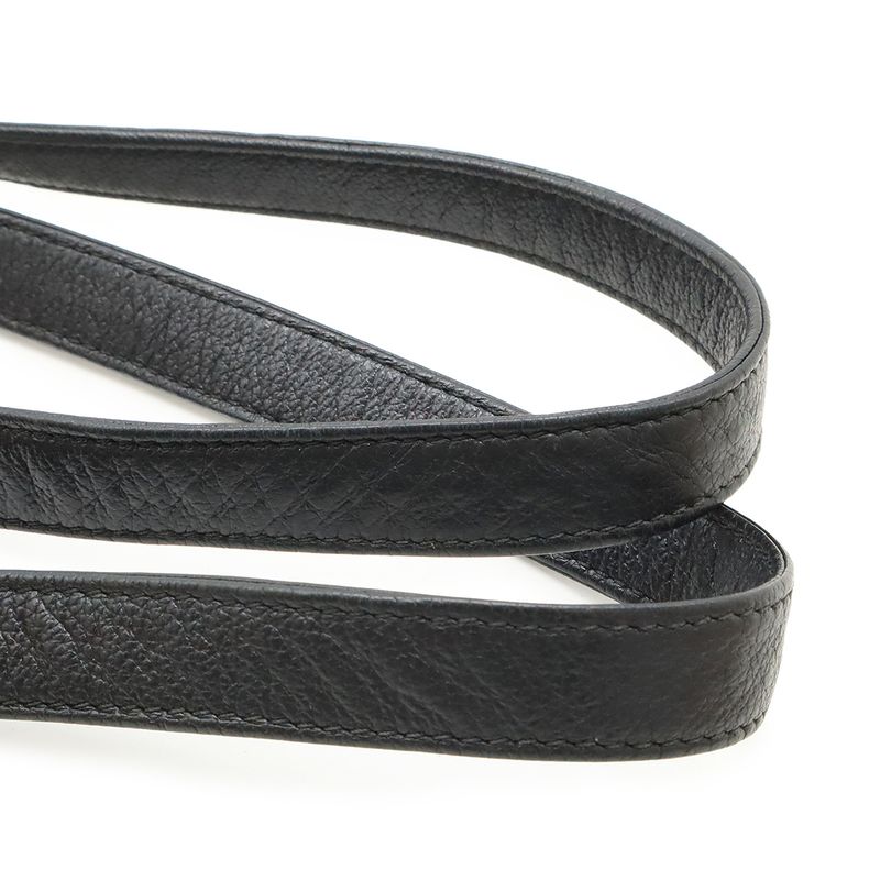 Chanel Coco Mark Tote Shoulder Bag Semi Shoulder Caviar Skin Leather Black