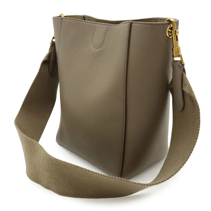 Celine Sangle Bucket Small Shoulder Bag One Shoulder Semi Shoulder Leather