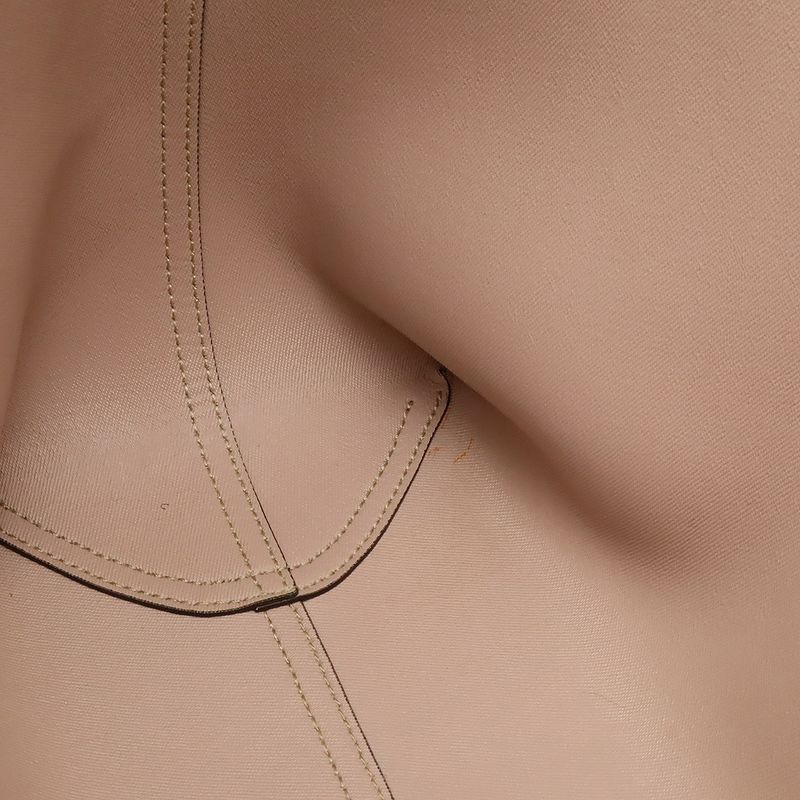 Gucci GG Supreme Reversible Tote Bag Shoulder Tote PVC Leather Khaki Beige