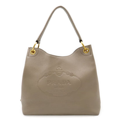 Prada Logo Engraved Shoulder Bag One Shoulder Semi Shoulder Leather Baltico