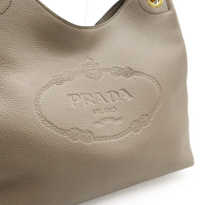 Prada Logo Engraved Shoulder Bag One Shoulder Semi Shoulder Leather Baltico