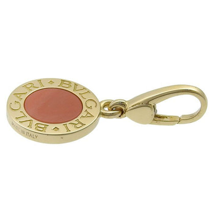 Bvlgari Coral Charm 18K Yellow Gold 750 Yellow Gold Coral Pendant Top Accessorie