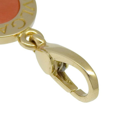 Bvlgari Coral Charm 18K Yellow Gold 750 Yellow Gold Coral Pendant Top Accessorie