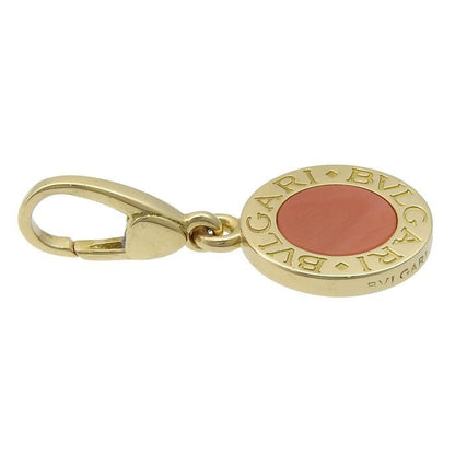 Bvlgari Coral Charm 18K Yellow Gold 750 Yellow Gold Coral Pendant Top Accessorie