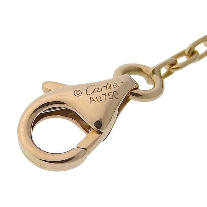 Cartier Trinity Diamond Necklace 18K Yellow Gold 18K White Gold 18K Pink Gold