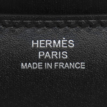 Hermes Shoulder Bag Constance Mini 3 Miroir Box Calf Black Silver Hardware