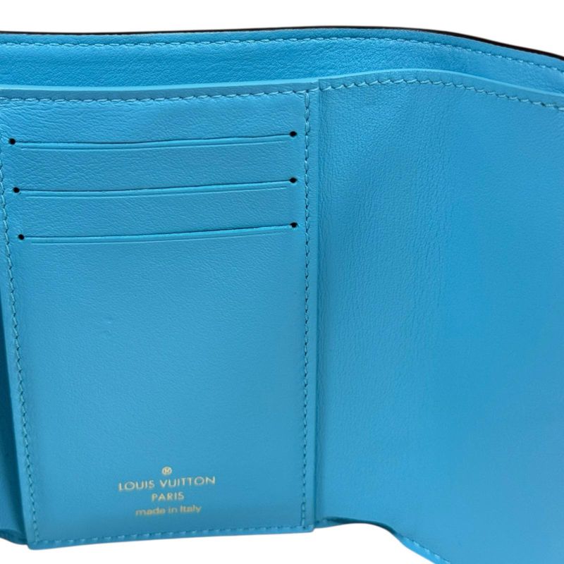 Louis Vuitton Portefeuille Pont Neuf Compact Trifold Wallet Leather M69176