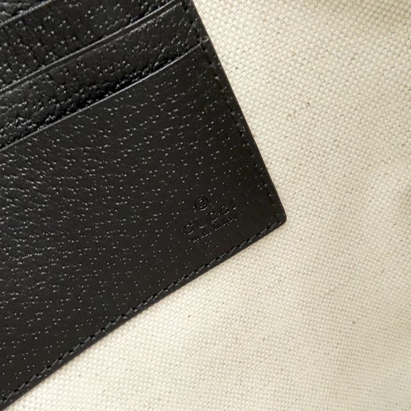 Gucci Clutch Bag GG Marmont Leather Black Gold Hardware Black Second Bag Pouch