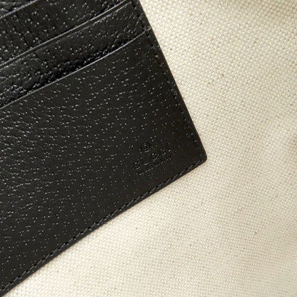 Gucci Clutch Bag GG Marmont Leather Black Gold Hardware Black Second Bag Pouch