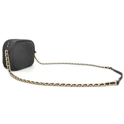 Chanel Shoulder Bag Matelasse Camera Bag Calf Black Gold Hardware Black Chain