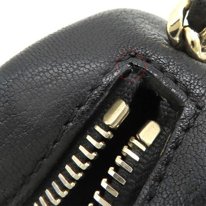 Chanel Shoulder Bag Matelasse Camera Bag Calf Black Gold Hardware Black Chain
