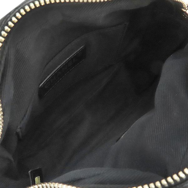 Chanel Shoulder Bag Matelasse Camera Bag Calf Black Gold Hardware Black Chain