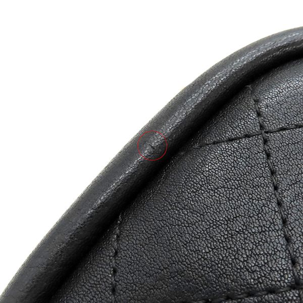 Chanel Shoulder Bag Matelasse Camera Bag Calf Black Gold Hardware Black Chain