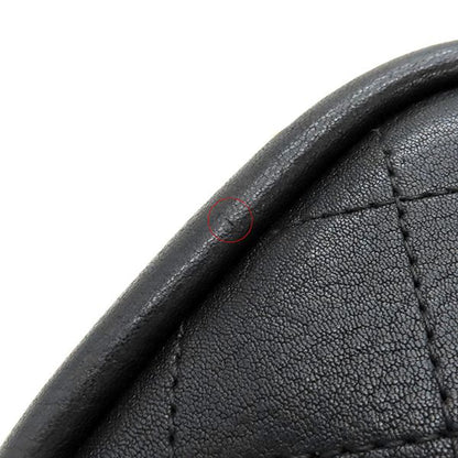 Chanel Shoulder Bag Matelasse Camera Bag Calf Black Gold Hardware Black Chain