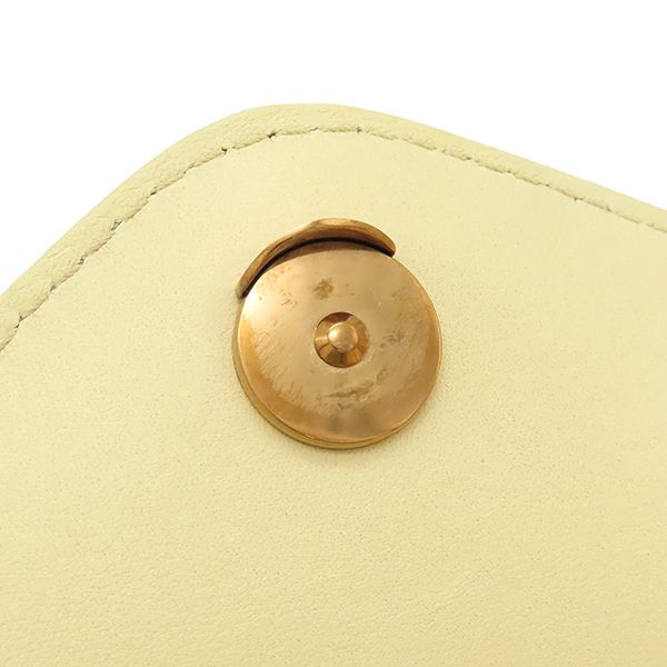 Louis Vuitton Shoulder Bag New Wave Muluti Pochette Leather Yellowish Gold