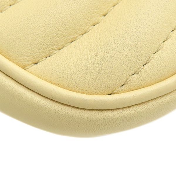 Louis Vuitton Shoulder Bag New Wave Muluti Pochette Leather Yellowish Gold